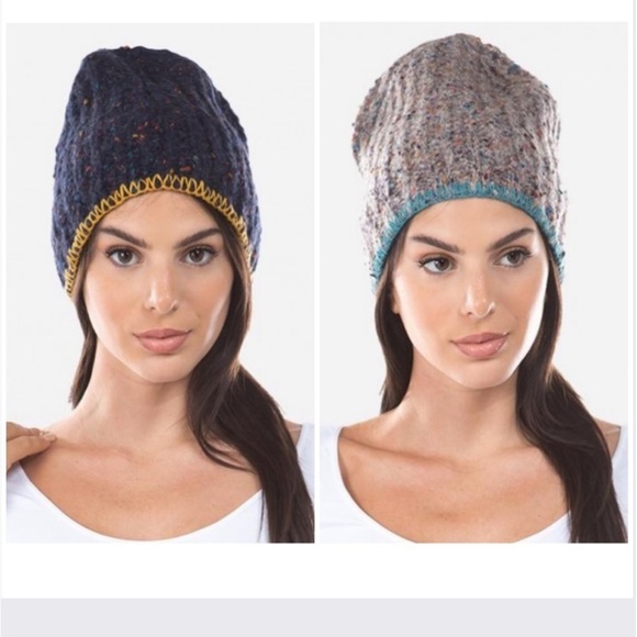 BEANIE FEATURING WHIPSTITCH TRIM (CHOICE ONE) - Picture 6 of 6